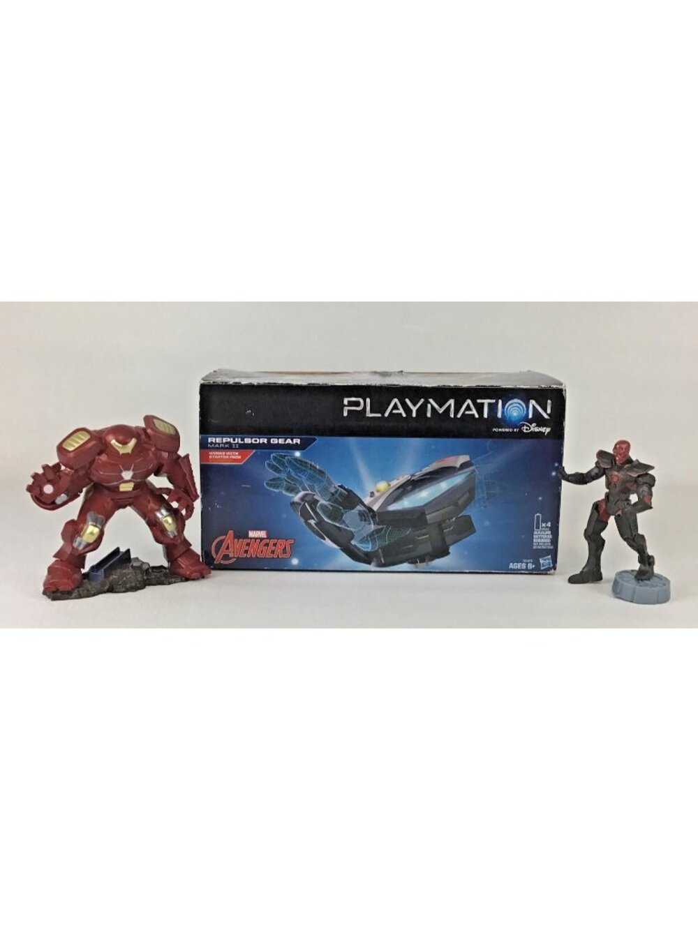 Hasbro Playmation Marvel Avengers Mark II Iron Man Repulsor 2015 with Figures